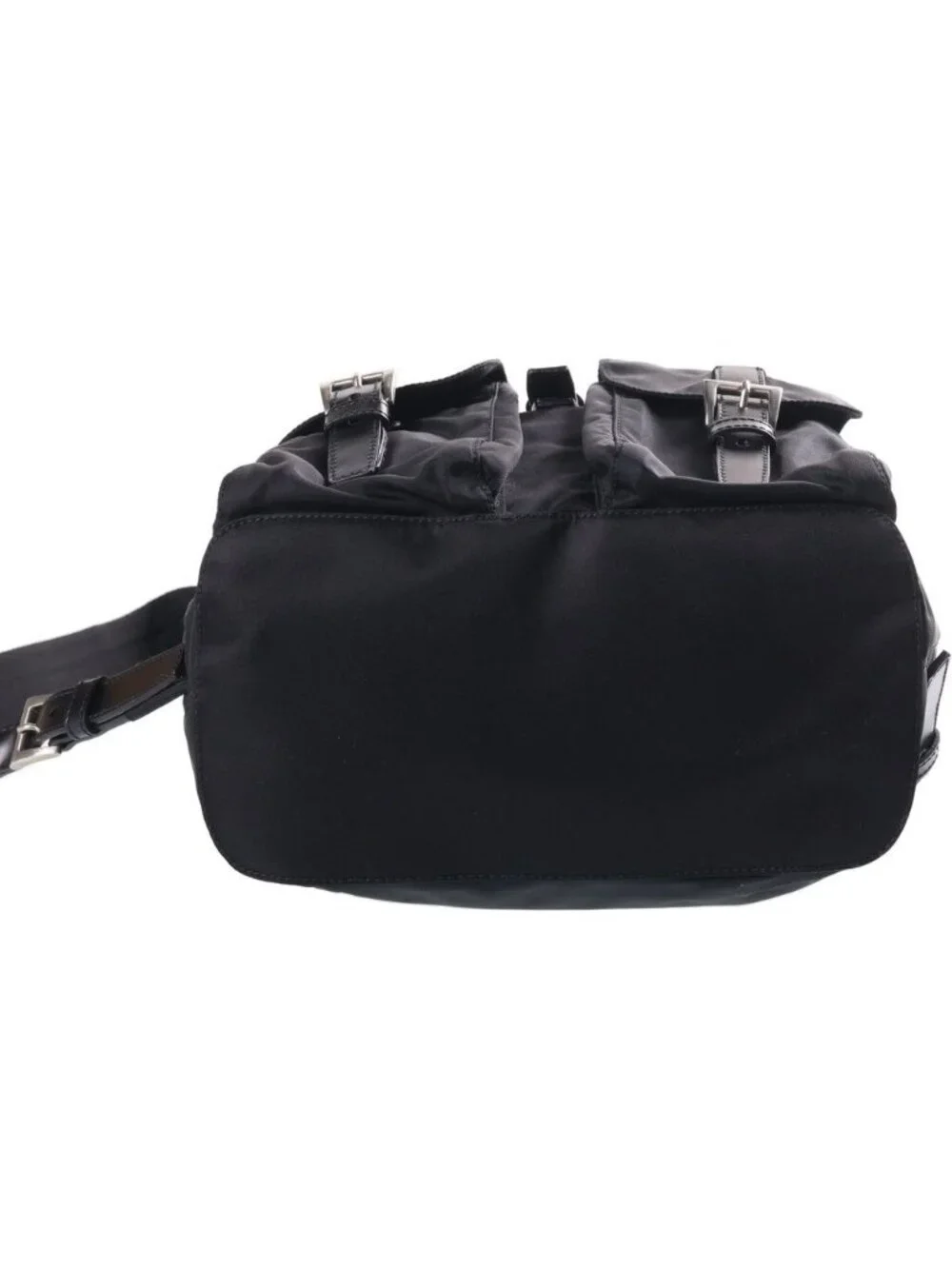 Prada Tessuto Backpack Nylon Leather Black